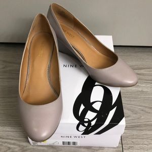 Nine West Grey Wedges -OBO
